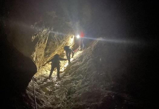 alpinista bloccato alpinista bloccato
