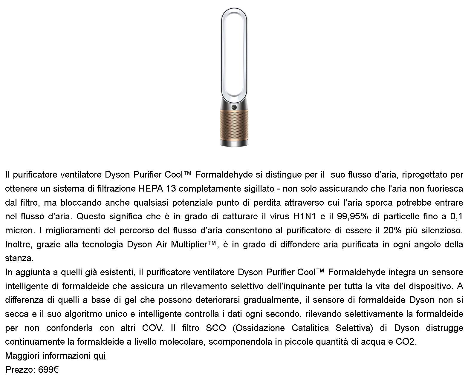 I CONSIGLI DYSON PER AFFRONTARE IL CALDO