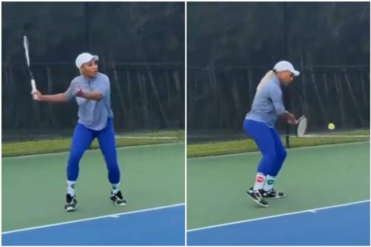 Serena Williams torna ad allenarsi: colpi spettacolari insieme a Venus Serena Williams torna ad allenarsi: colpi spettacolari insieme a Venus