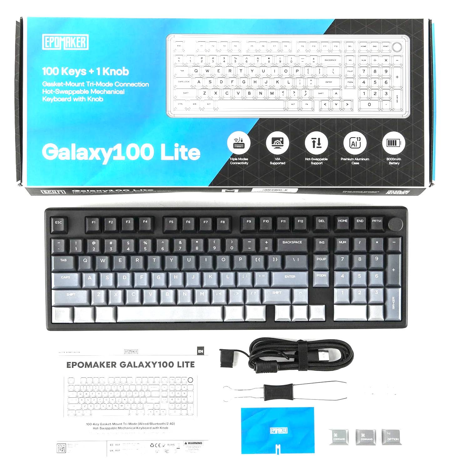 Recensione Epomaker Galaxy100 Lite