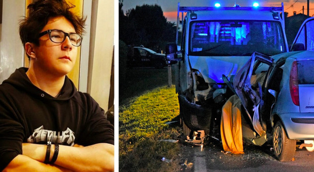 Frontale con un furgoncino a Treviso : Antonio Funes muore carbonizzato a 19 anni