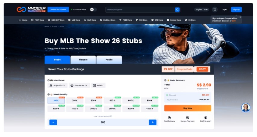 Stubs Perché continui a rimanere senza Stubs in MLB The Show 26