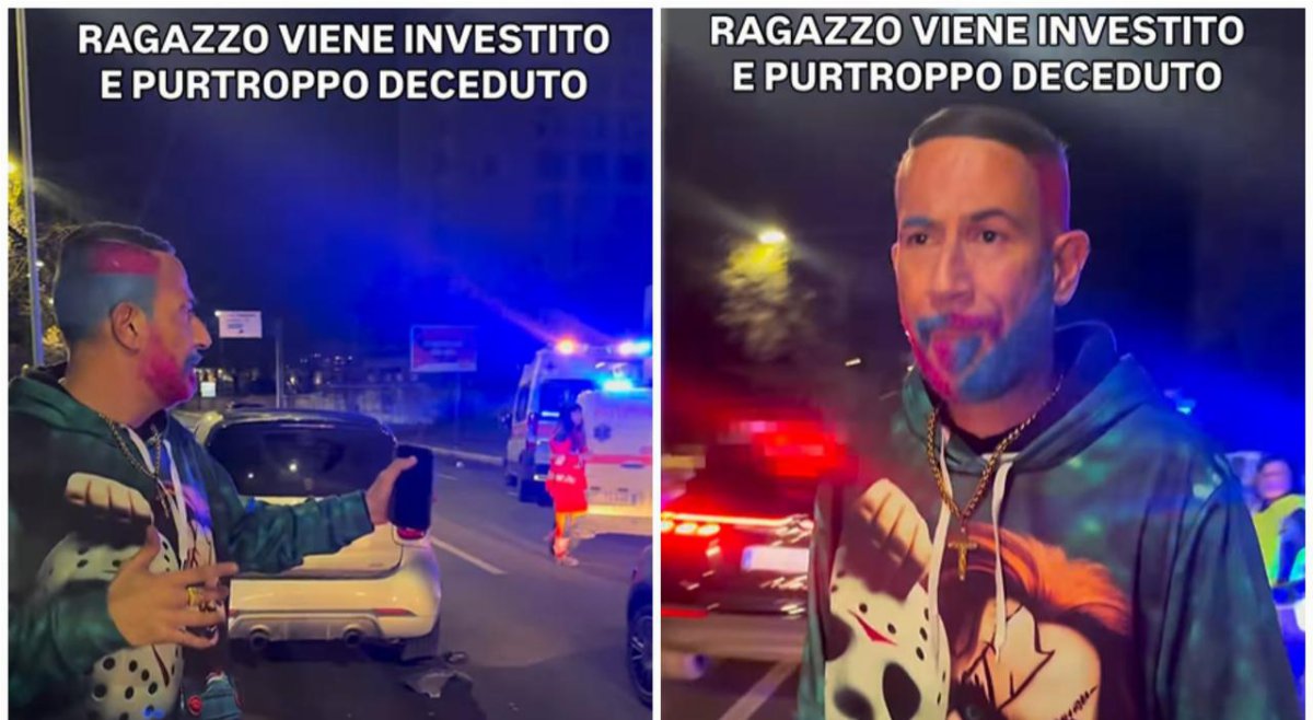 Giovane investito e ucciso a Roma, influencer si riprende accanto al corpo: Sto al posto giusto al momento giusto Giovane investito e ucciso a Roma, influencer si riprende accanto al corpo: Sto al posto giusto al momento giusto