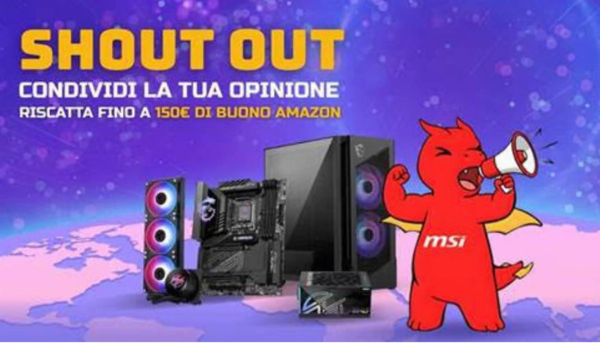 MSI Shout Out: sconti fino a 150 euro