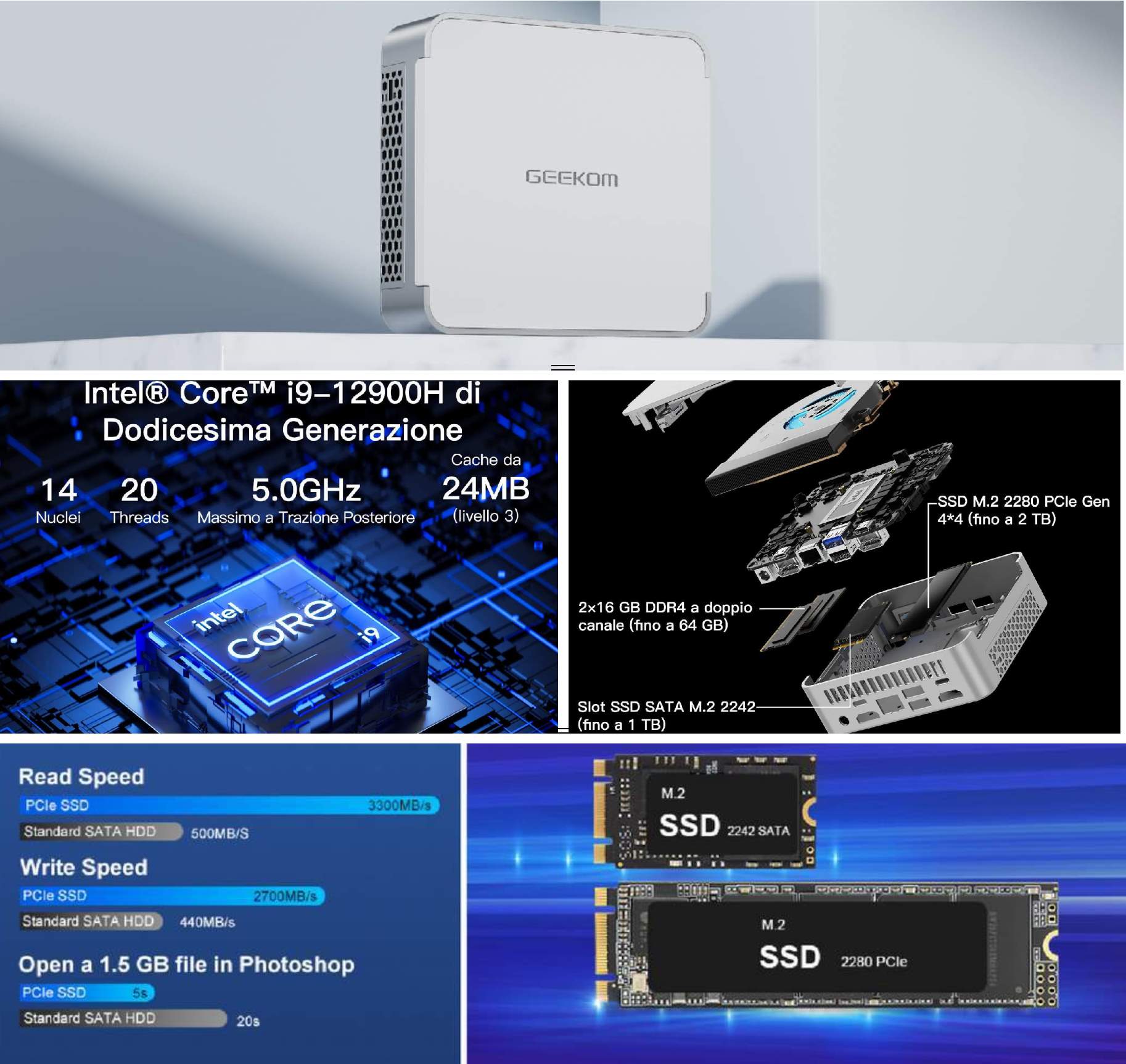 geekom xt12 GEEKOM XT12 Pro mini PC Recensione