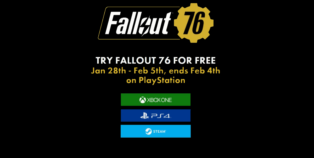 Fallout 76 Free Play Week e nuovo trailer Fallout 76 Free Play Week e nuovo trailer