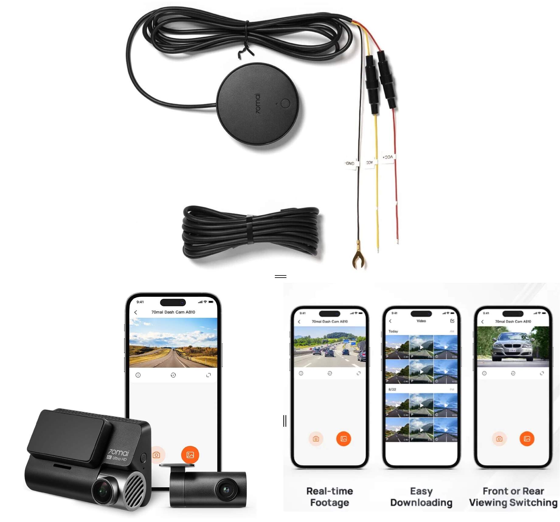 70mai Dash Cam 4K A810 Recensione