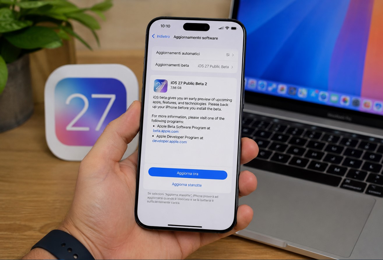 iOS 27, disponibile la seconda beta pubblica: come installarla e quali rischi considerare