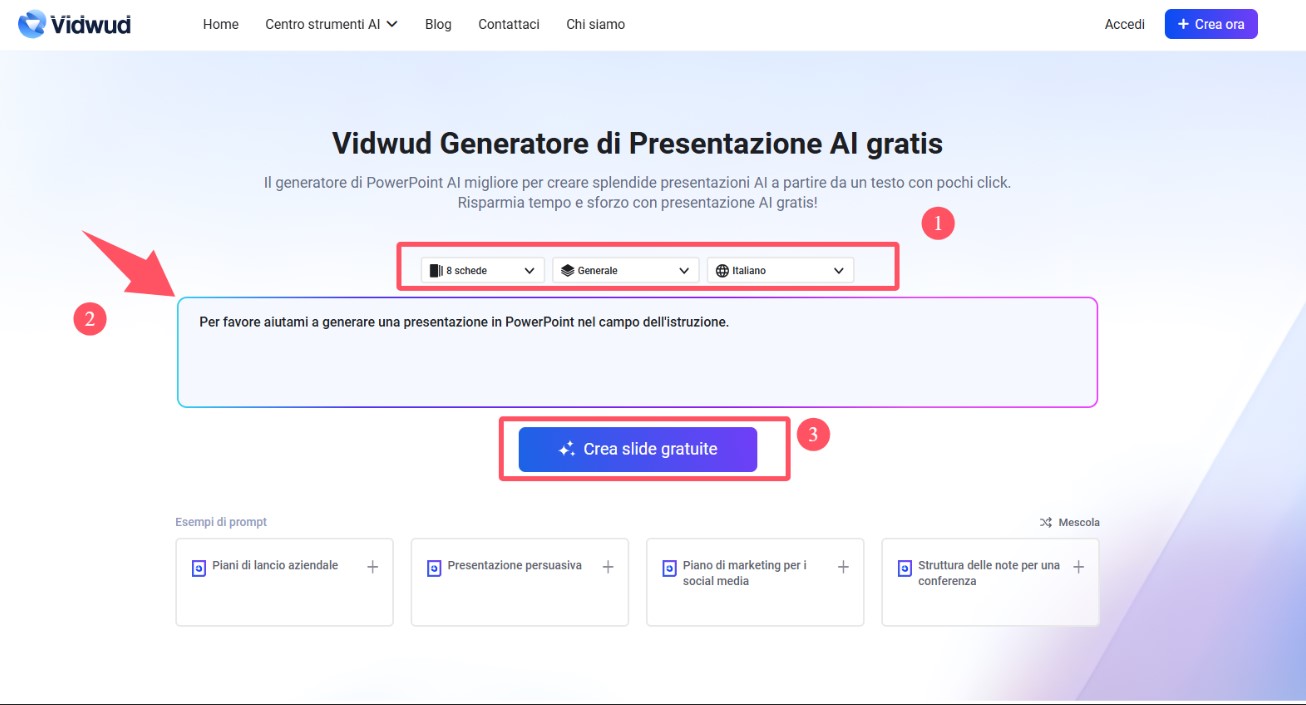 crea rapidamente Crea rapidamente PowerPoint con l