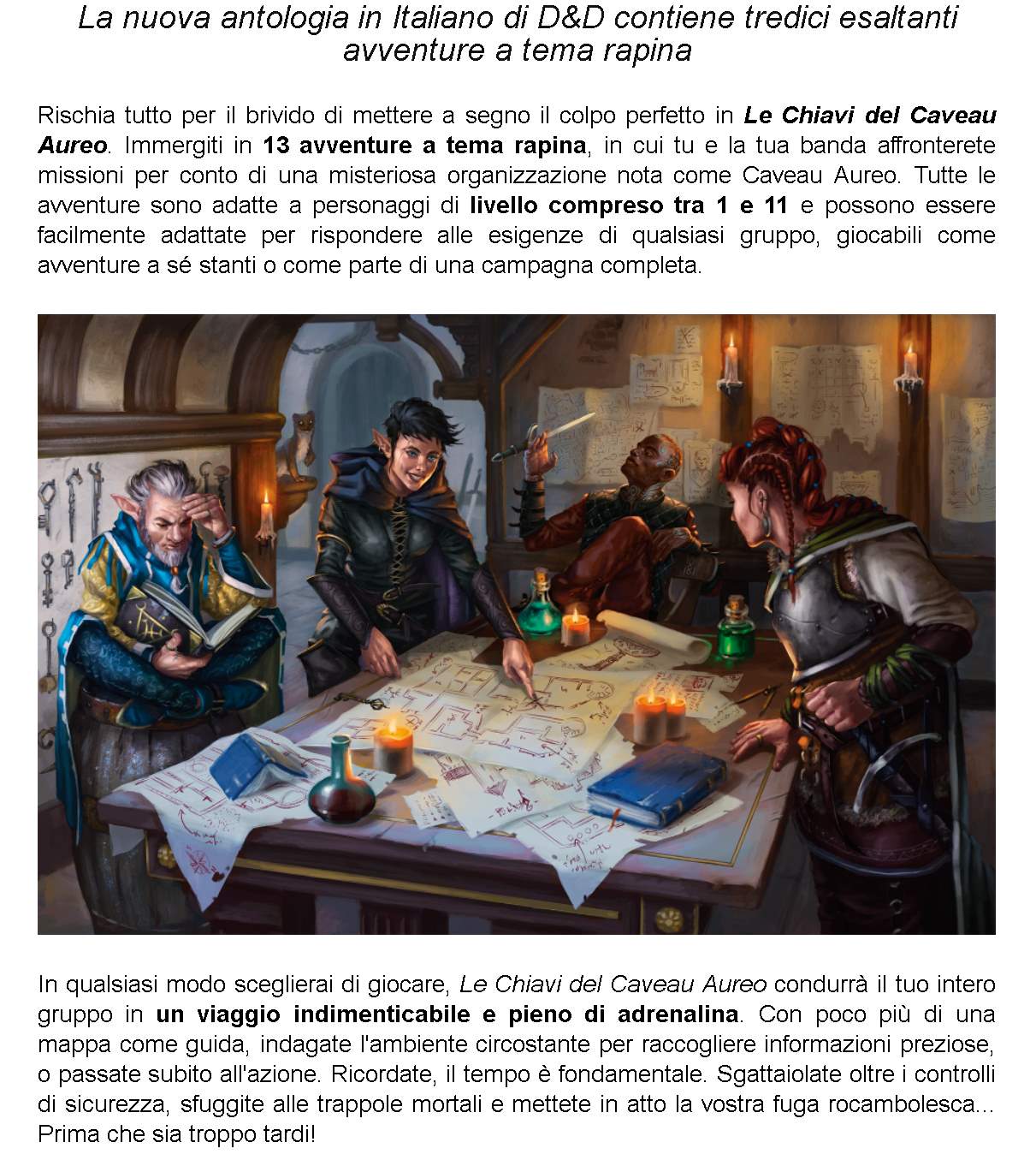 Dungeons & Dragons - Le Chiavi del Caveau Aureo è disponibile 