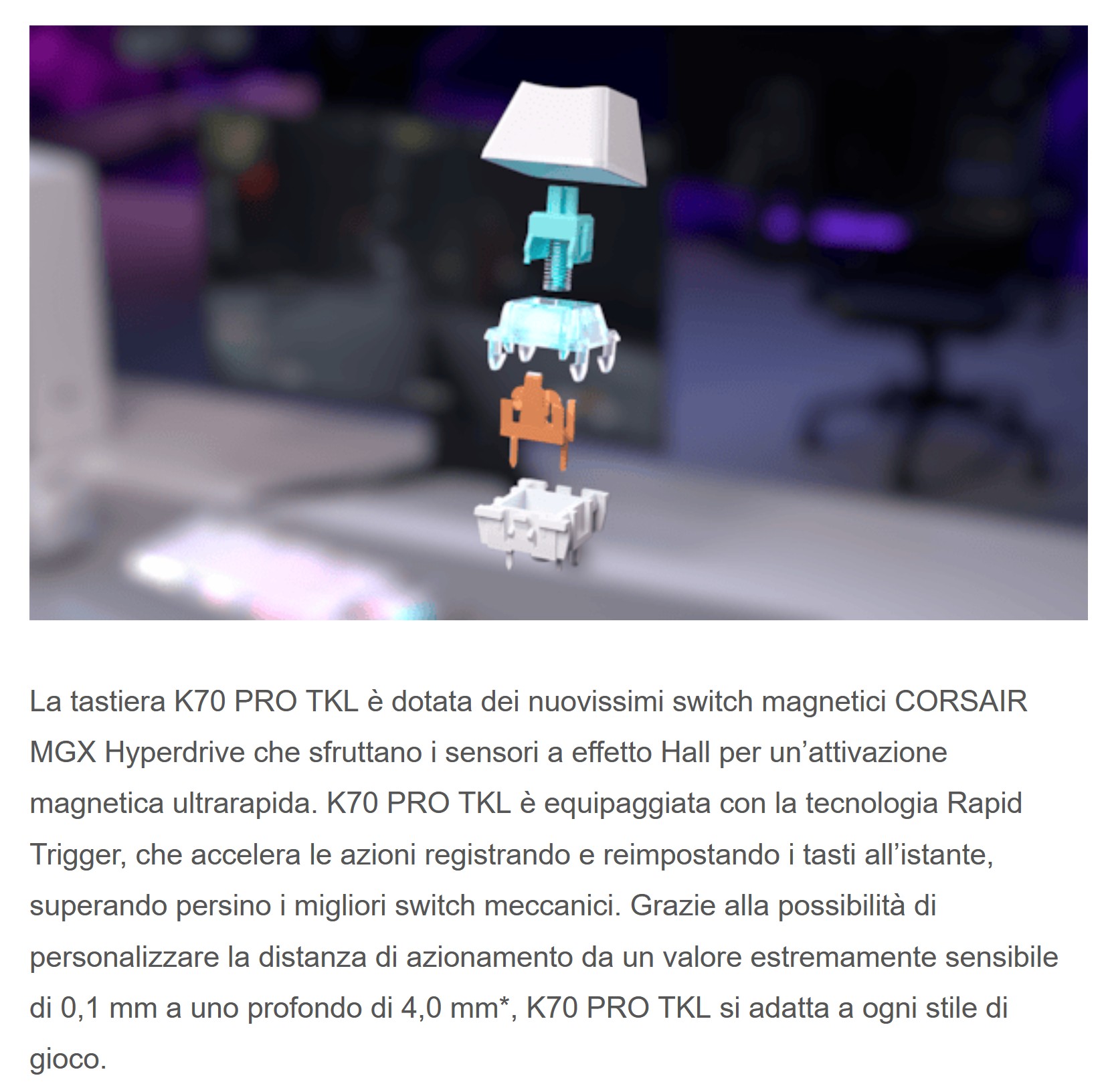 corsair presenta Corsair presenta K70 PRO TKL