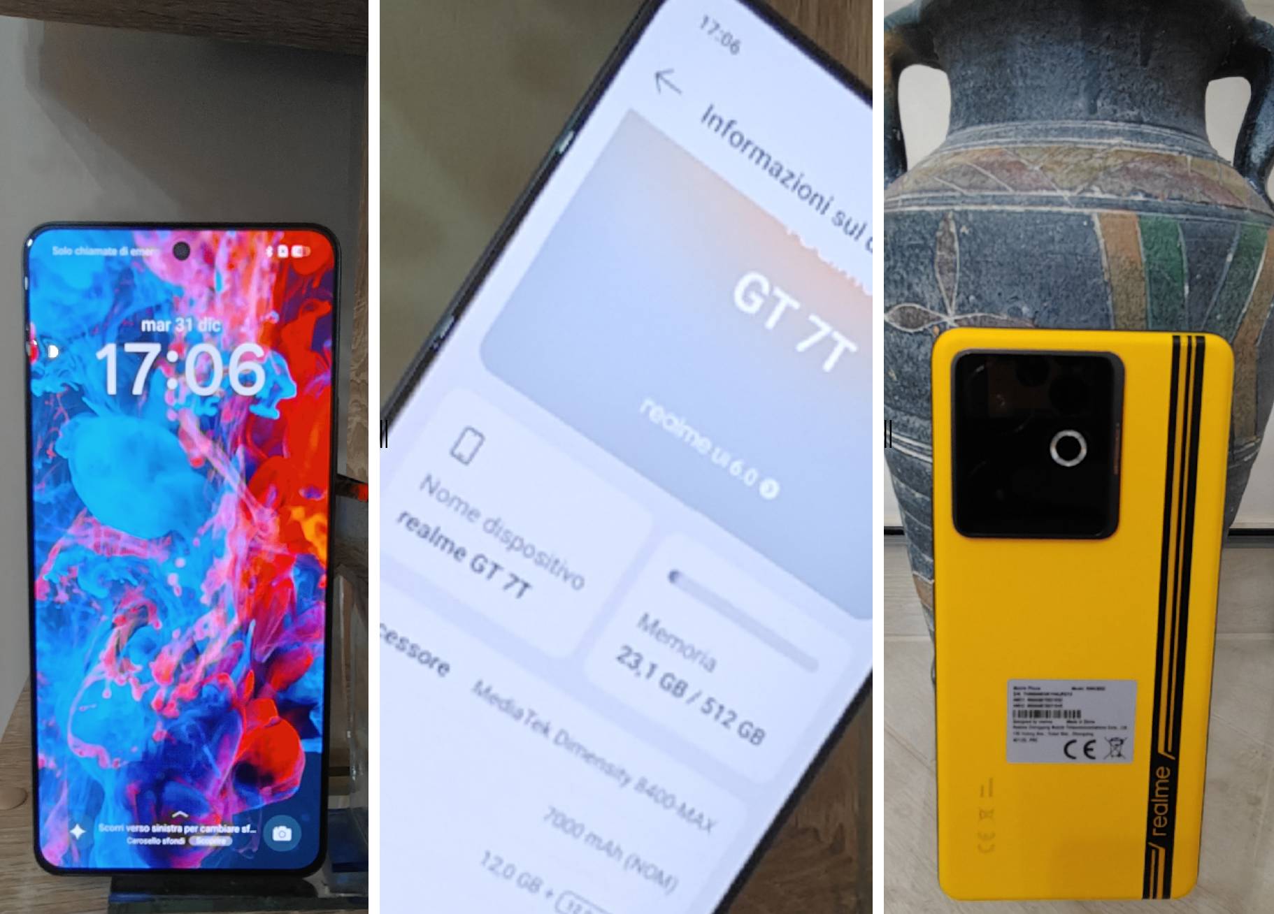 Recensione realme GT 7T