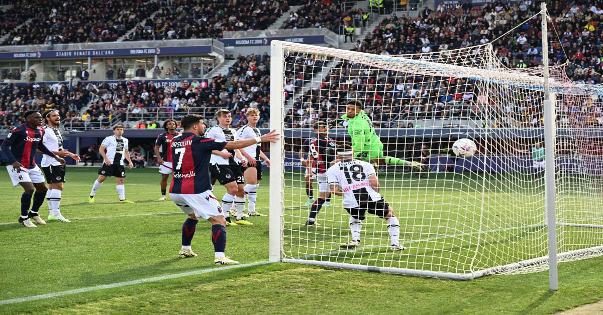 Bologna-Udinese 1-1 - gol di Payero e Saelemaekers