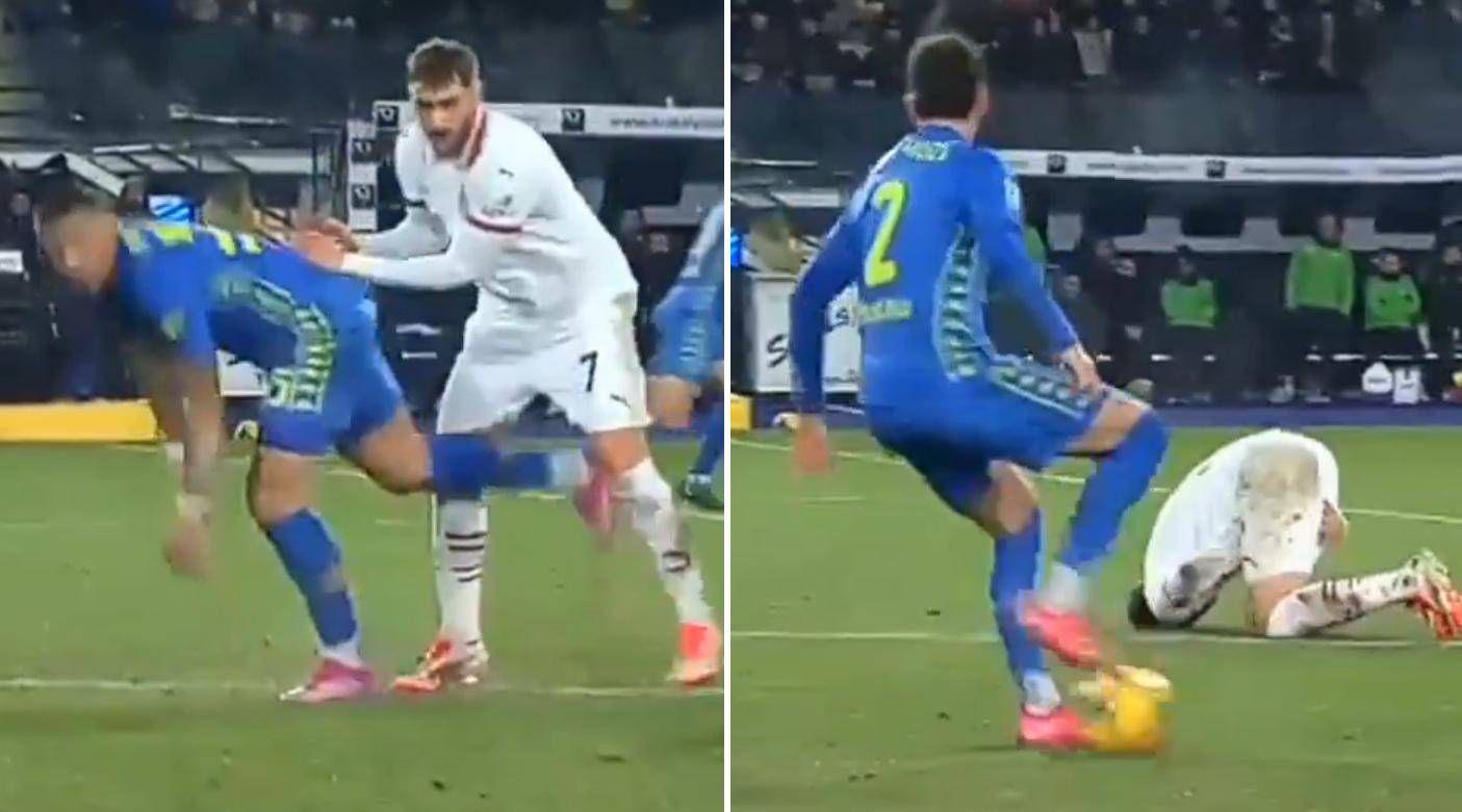 Empoli-Milan: doppia espulsione e vittoria rossonera con Leao e Gimenez