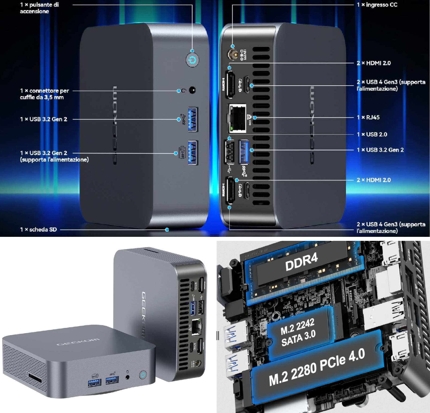 geekom mini GEEKOM Mini PC GT13 Pro Recensione