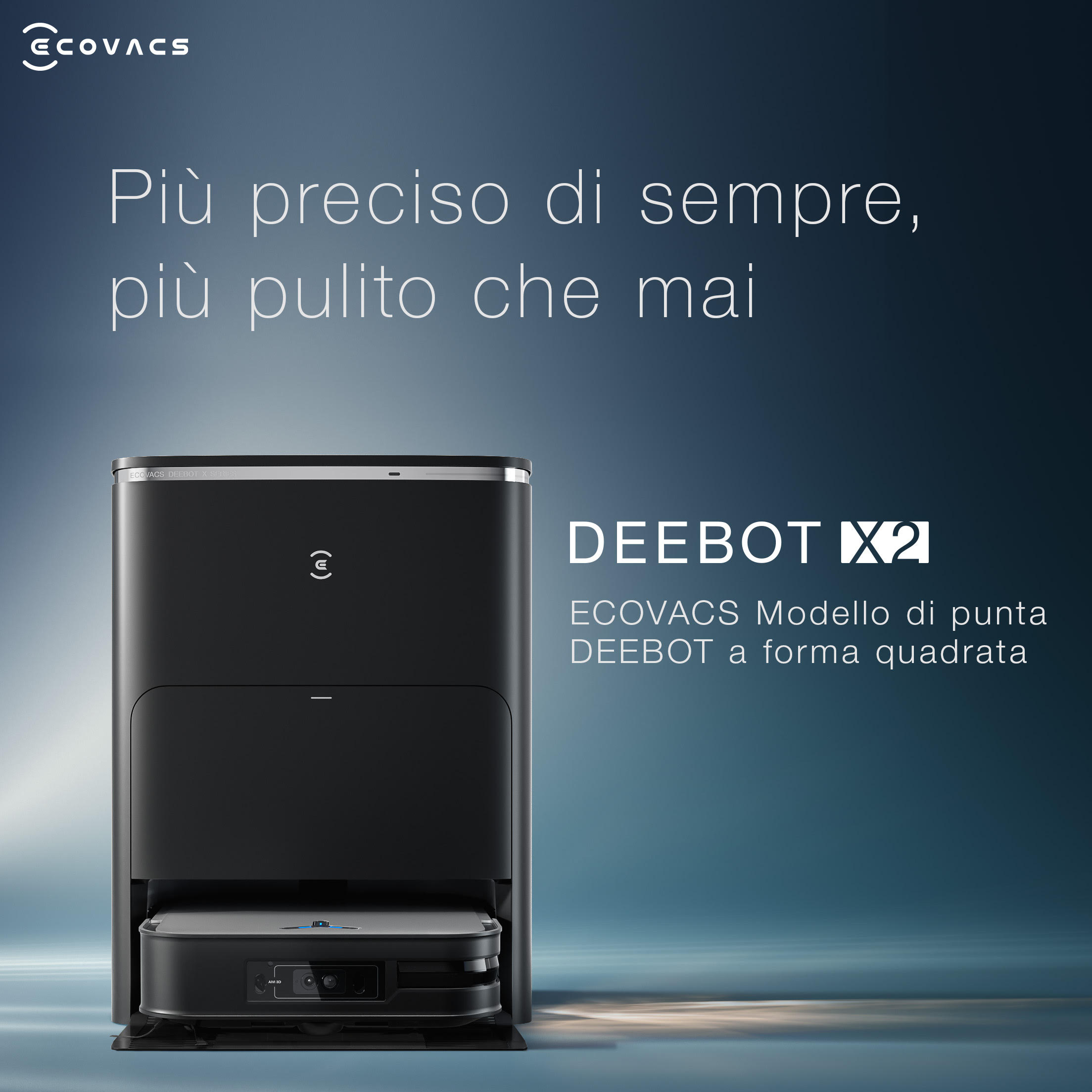 Scopri le Innovazioni di ECOVACS Robotics: DEEBOT X2 OMNI, WINBOT W2 e AIRBOT Z2