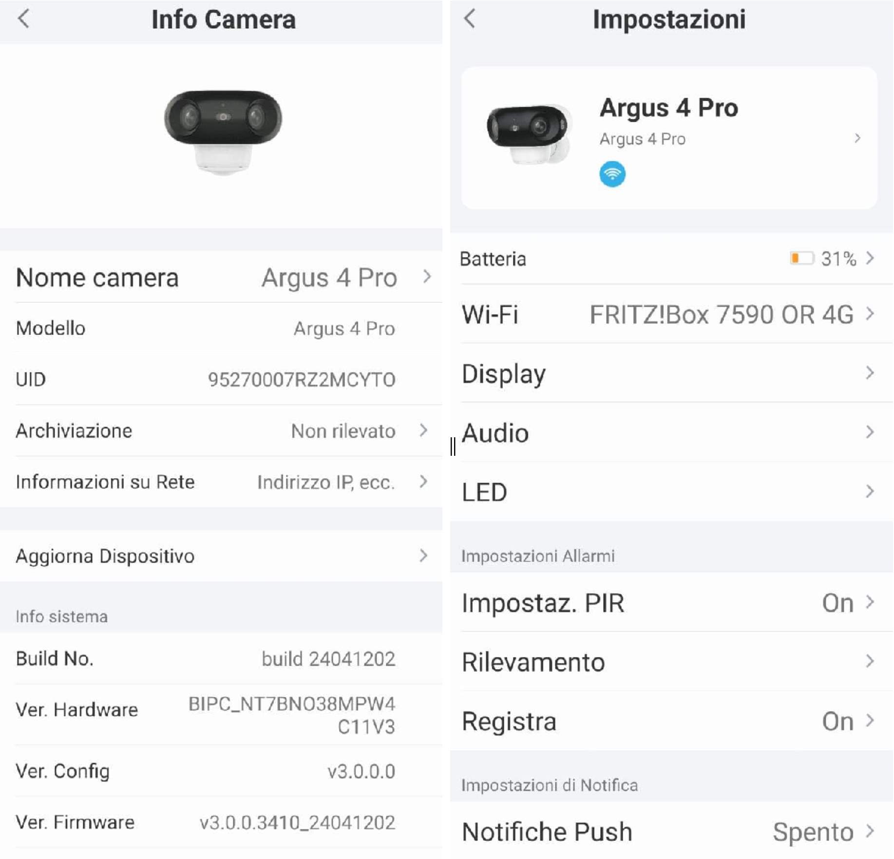 Reolink Argus 4 Pro Recensione