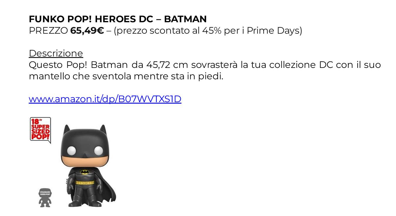 FUNKO! - le offerte per i Prime Days