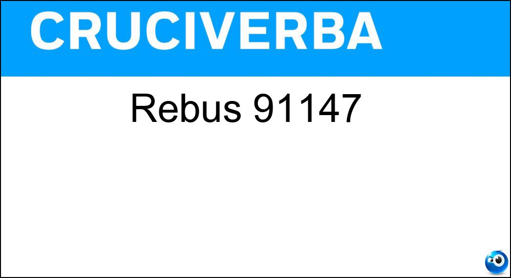 Rebus 91147 | Settimana Enigmistica 4791