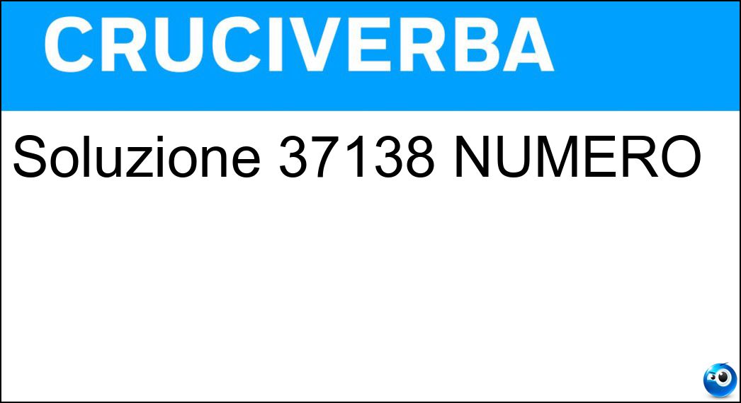 Soluzione Soluzione Rebus 37138 | La Settimana Enigmistica 4837 - 