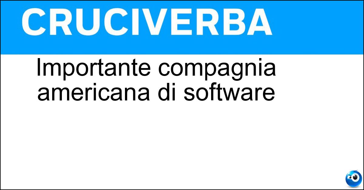 Importante compagnia americana di software Soluzione Importante compagnia americana di software - Adobe