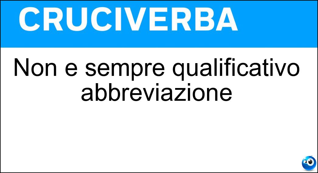 Definizione Cruciverba: Farla vuole dire andare avanti e indietro