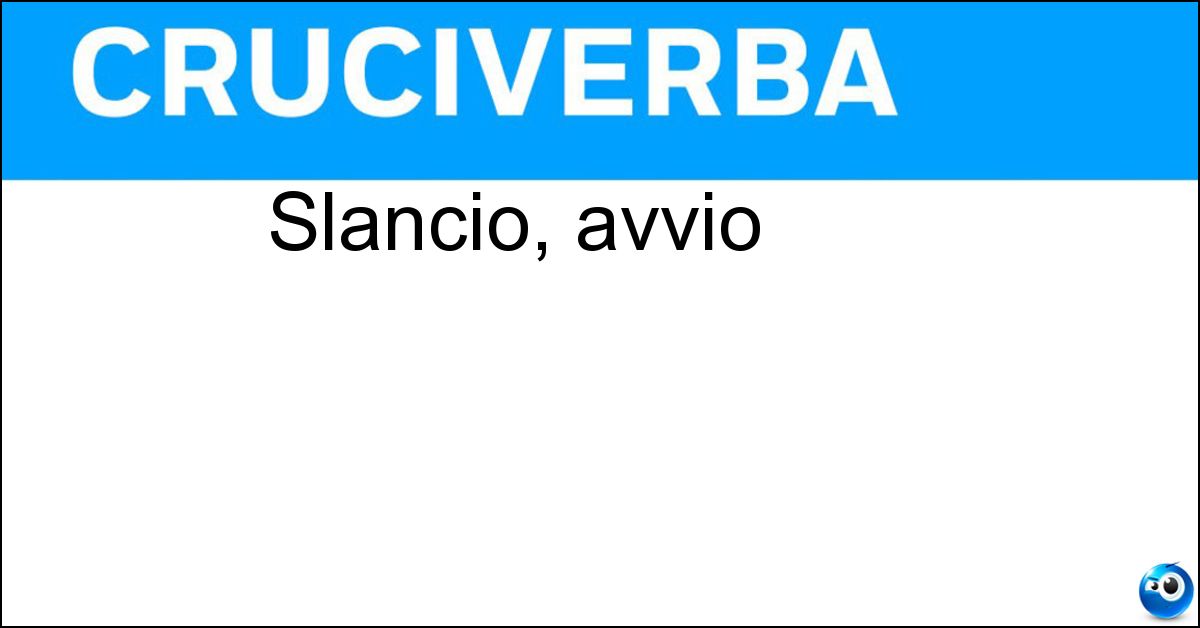 Slancio, avvio Soluzione Slancio, avvio - Aire