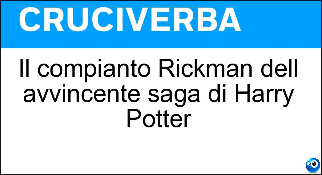 compianto rickman