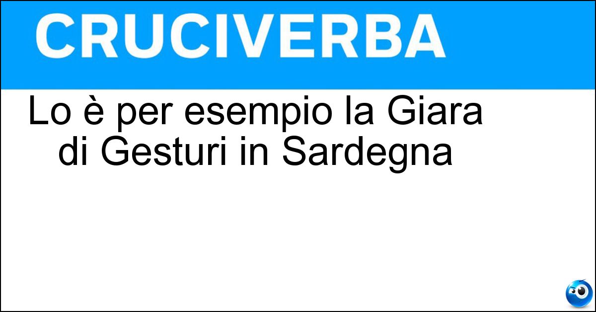 Lo è per esempio la Giara di Gesturi in Sardegna Soluzione Lo è per esempio la Giara di Gesturi in Sardegna - Altopiano