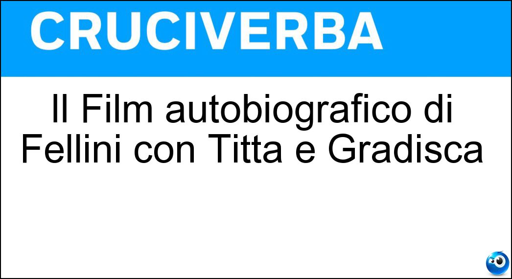 film autobiografico