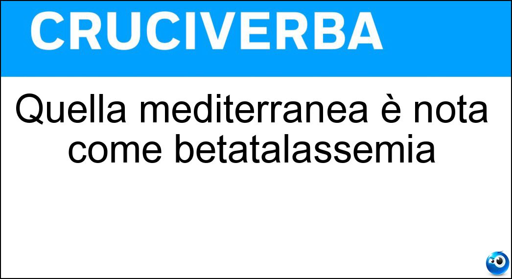 quella mediterranea