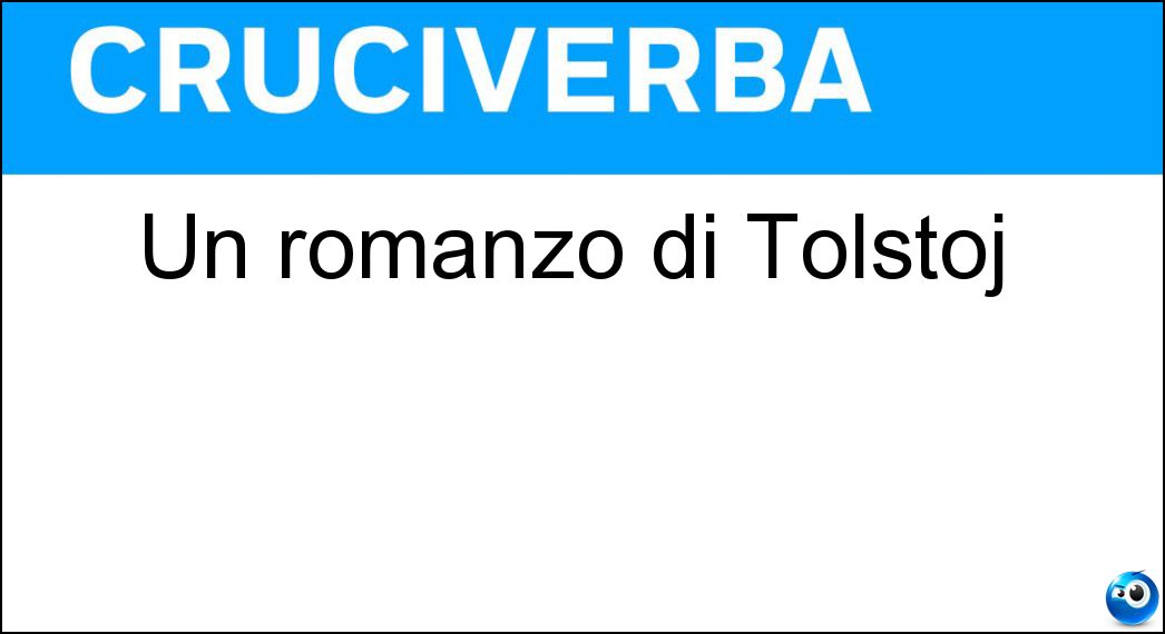 romanzo tolstoj