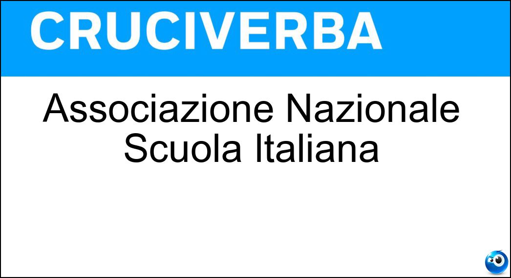 Associazione Nazionale Scuola Italiana Soluzione Associazione Nazionale Scuola Italiana - Ansi