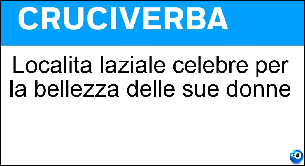 località laziale