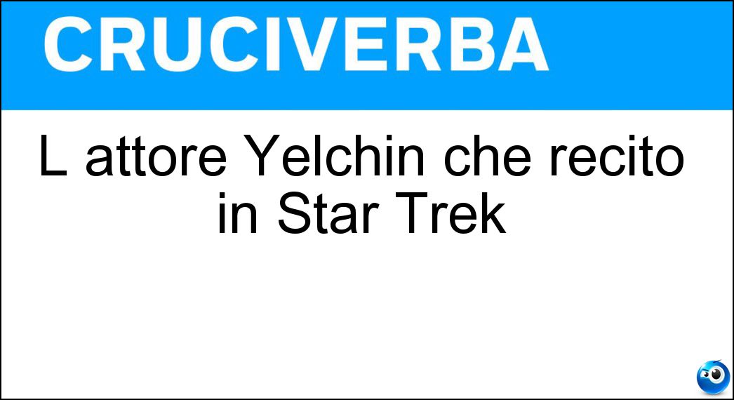 L attore Yelchin che recitò in Star Trek
