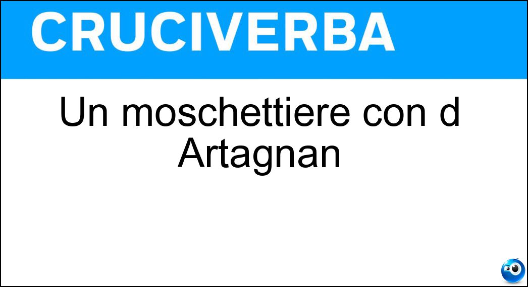 moschettiere artagnan