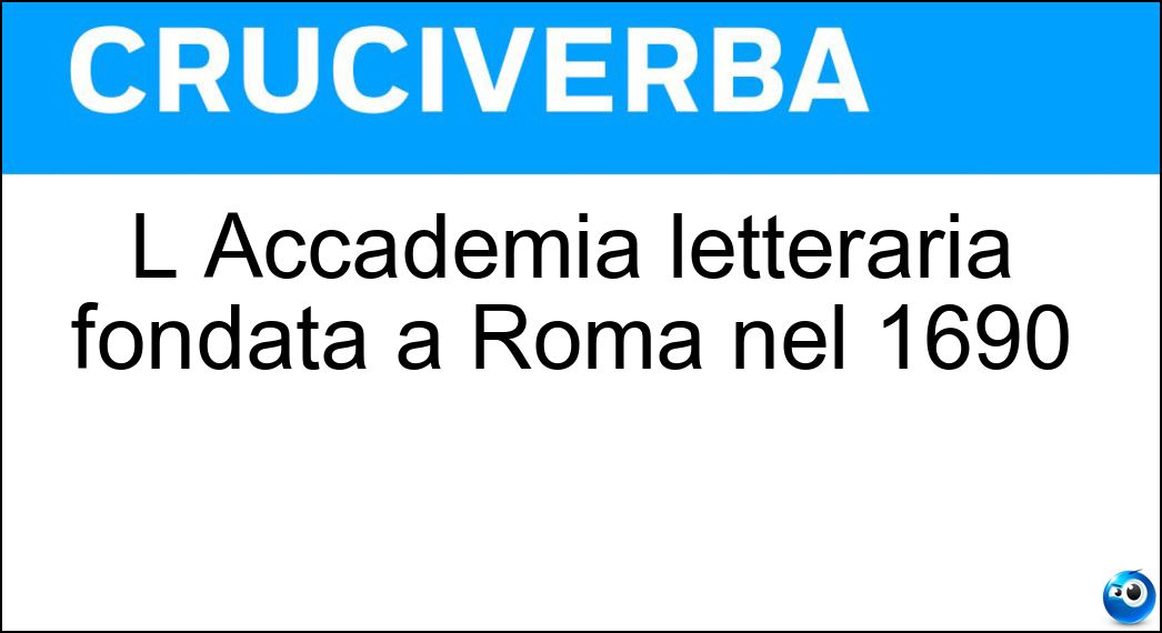 accademia letteraria