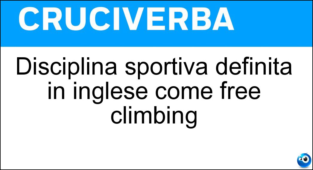 ARRAMPICATA LIBERA