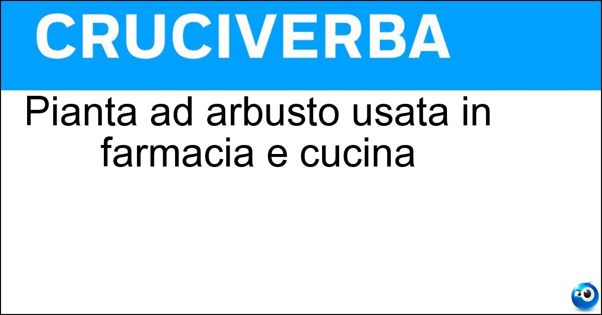 Soluzione Pianta ad arbusto usata in farmacia e cucina - Artemisia