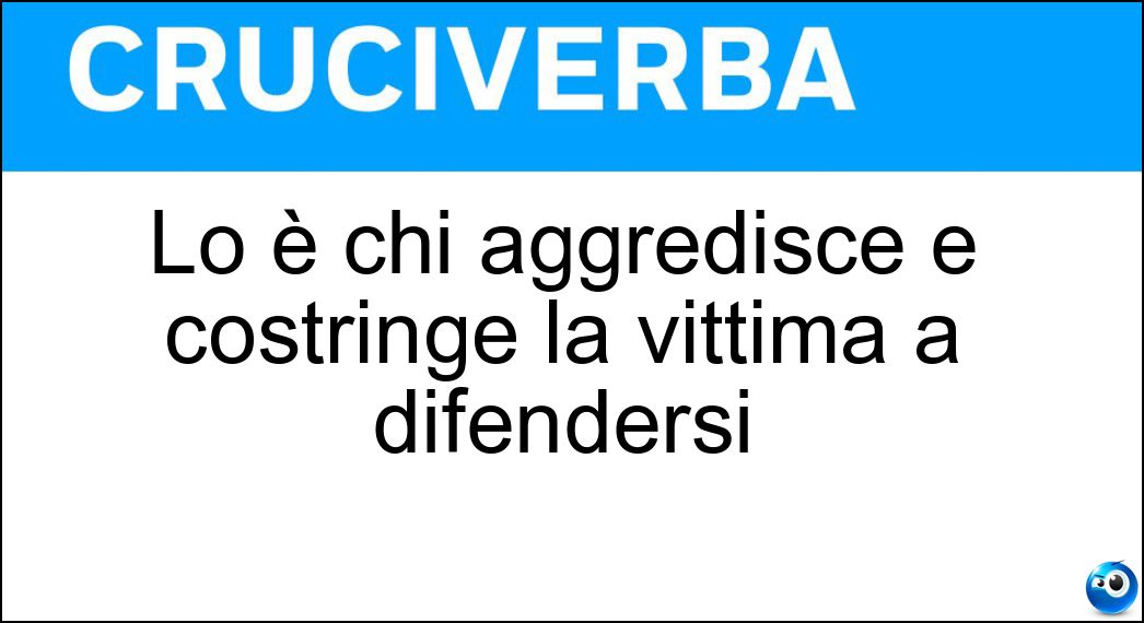 Definizione Cruciverba: Farla vuole dire andare avanti e indietro