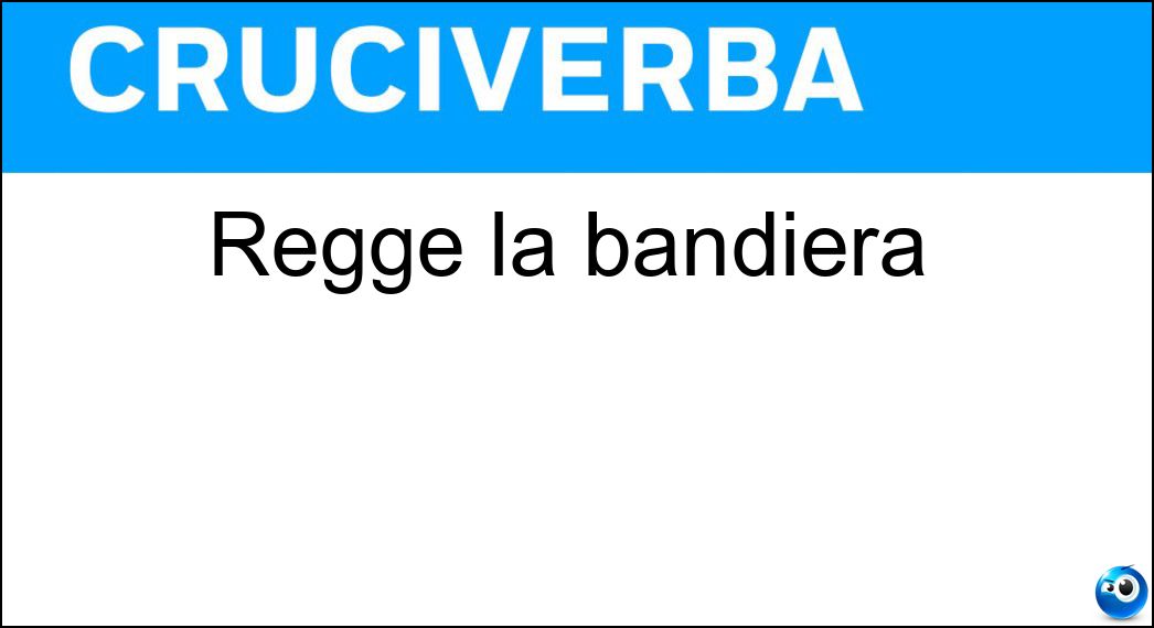 Regge la bandiera Soluzione Regge la bandiera - Asta