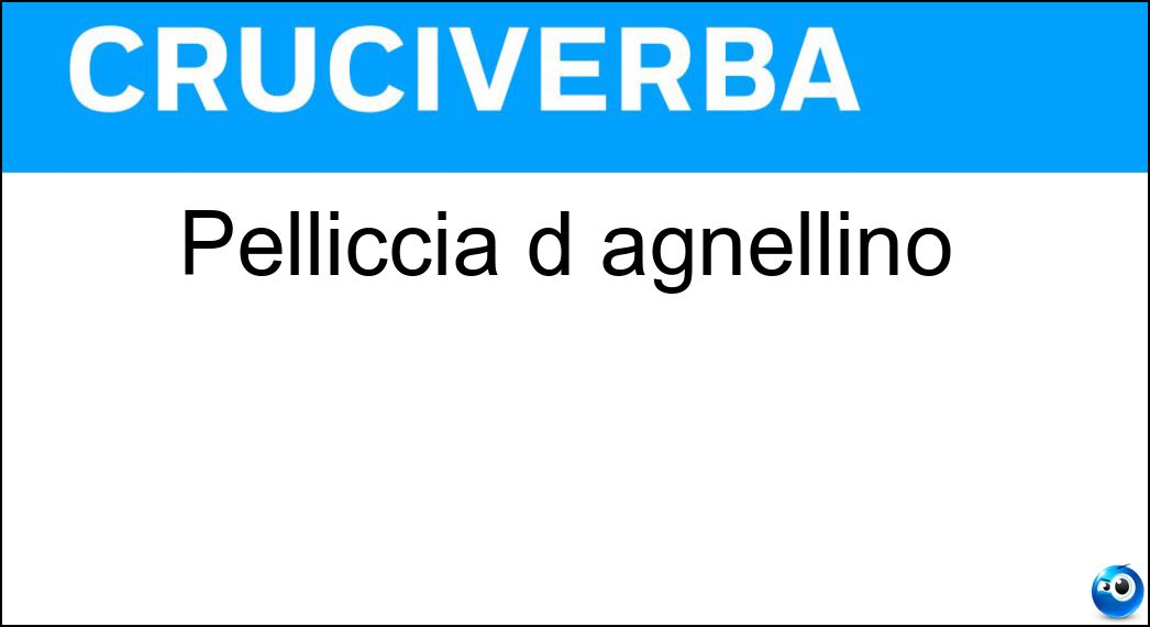 pelliccia agnellino