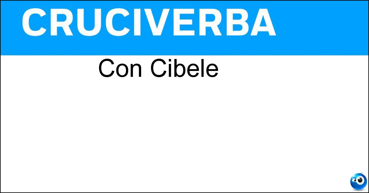 Con Cibele Soluzione Con Cibele - Ati