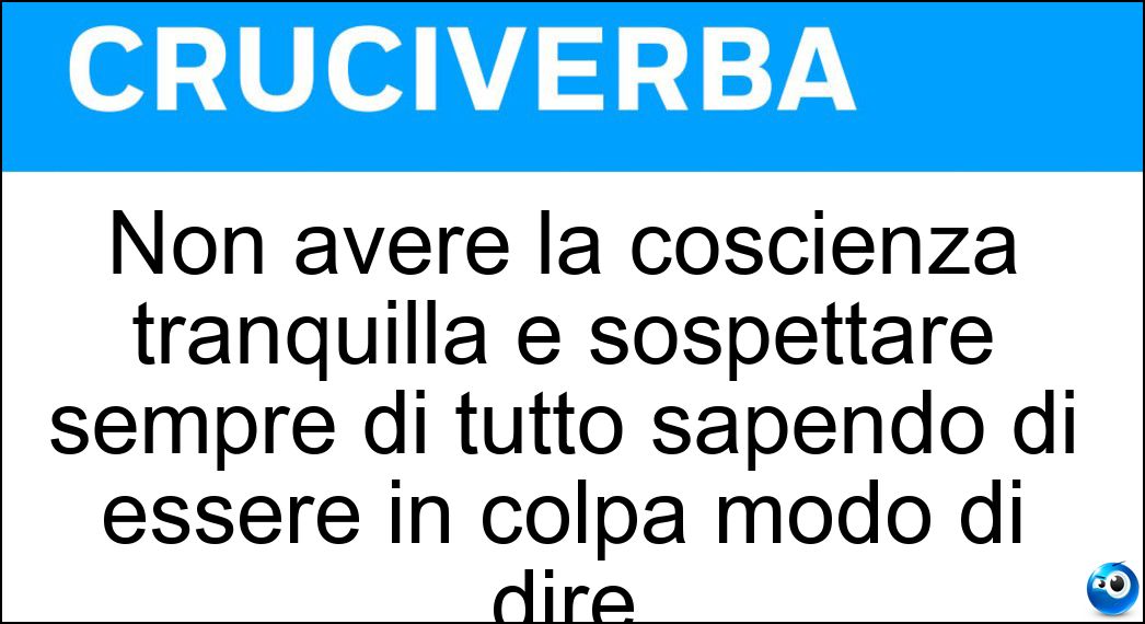 avere coscienza