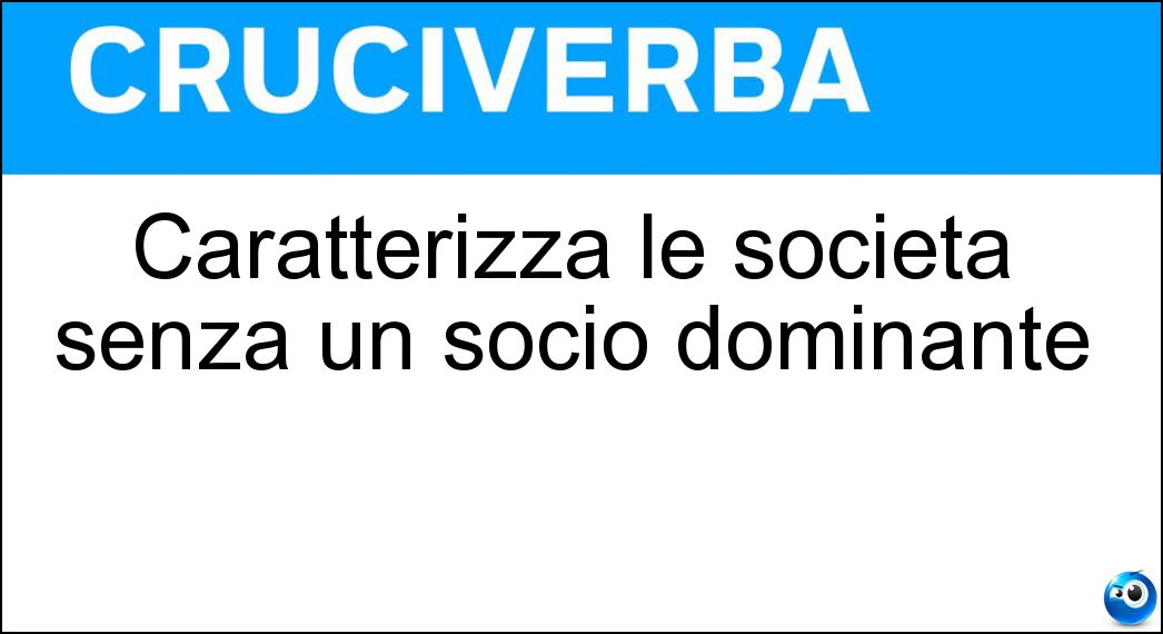 caratterizza società