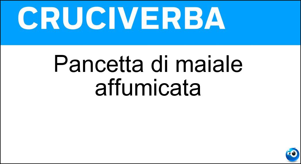Pancetta di maiale affumicata Soluzione Pancetta di maiale affumicata - Bacon
