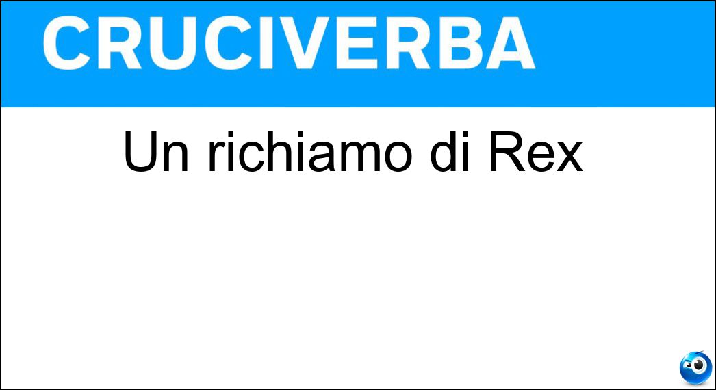 richiamo