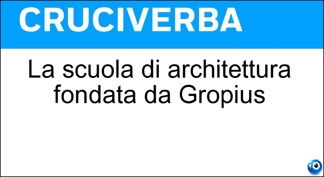 scuola architettura