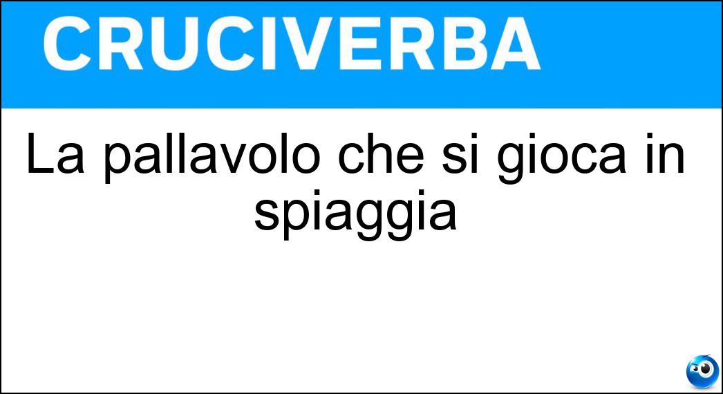 pallavolo gioca