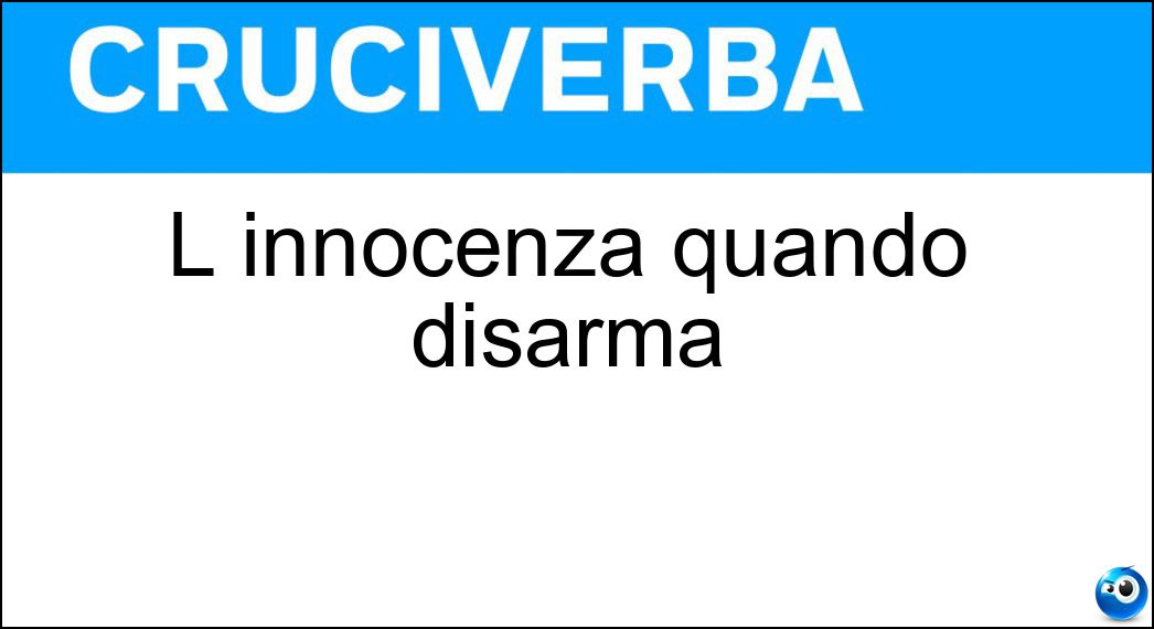 innocenza quando